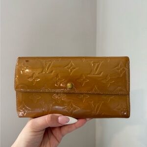 Louis Vuitton Brown Vernis Monogram Wallet